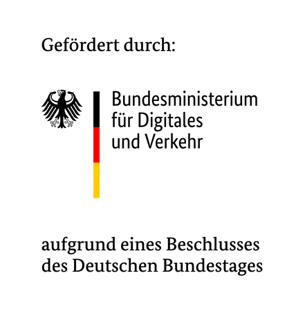 Logo für Förderung durch das Bundesministerium für Digitales und Verkehr