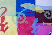Kunstprojekt, inspiriert von Matisse