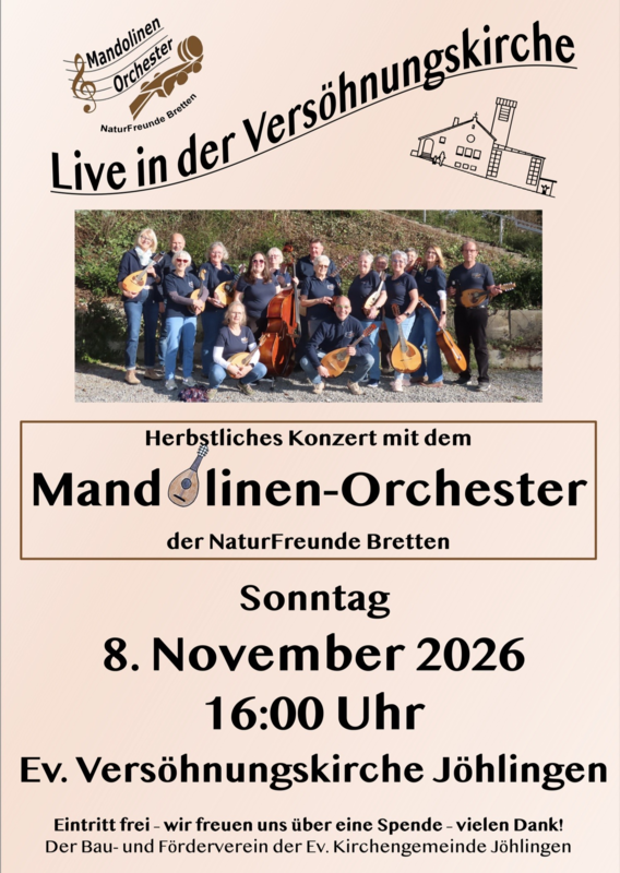 Flyer Mandolinen Konzert