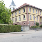 Blick auf die Grundschule Wössingen