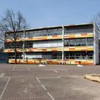 Blick auf die Walzbachschule Jöhlingen